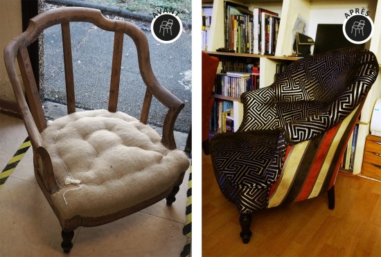 tapisserie sur siege colomiers