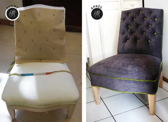 tapisserie sur siege colomiers